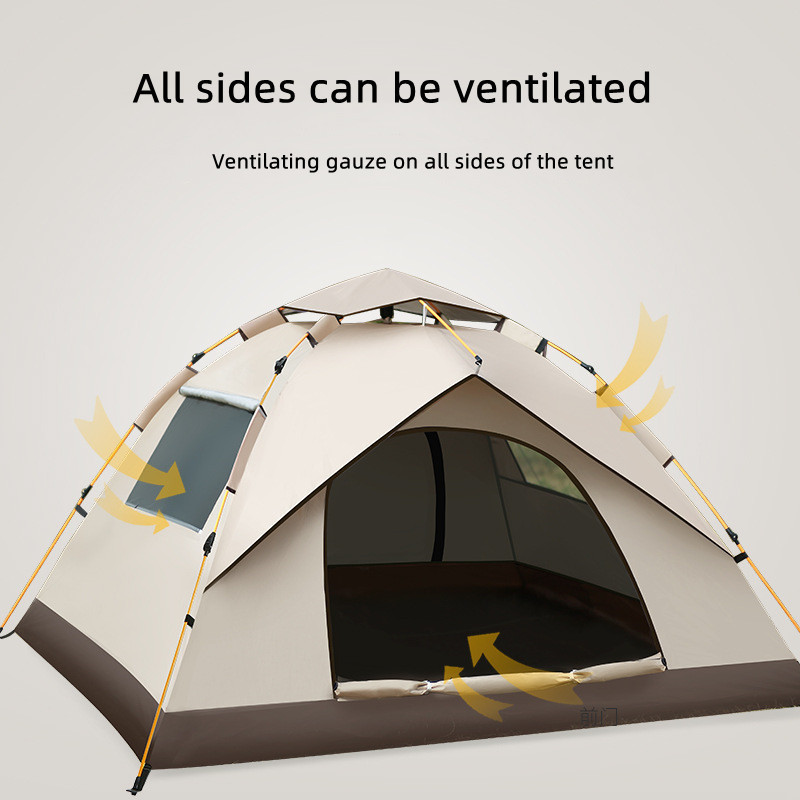 Factory Outlet Waterproof Automatic Tent Outdoor 4 season Camping Pop Up Tents For 2 People