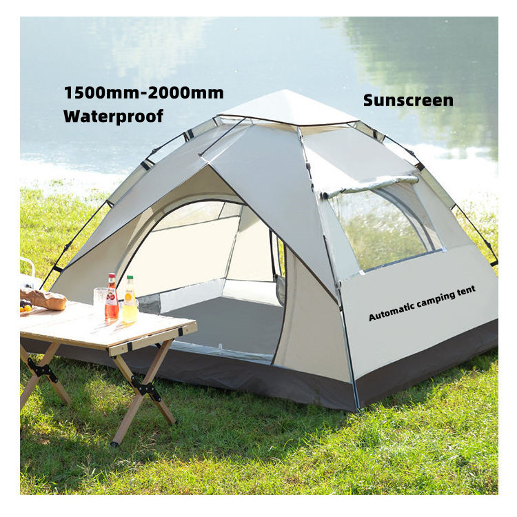 Factory Outlet Waterproof Automatic Tent Outdoor 4 season Camping Pop Up Tents For 2 People