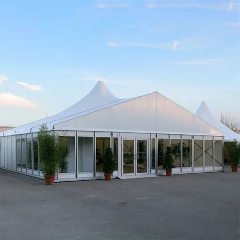 5X5 Outdoor Aluminum Alloy Peaked Tent Wedding Party Aluminum Alloy Tent Suitable For Outdoor Exhibitions