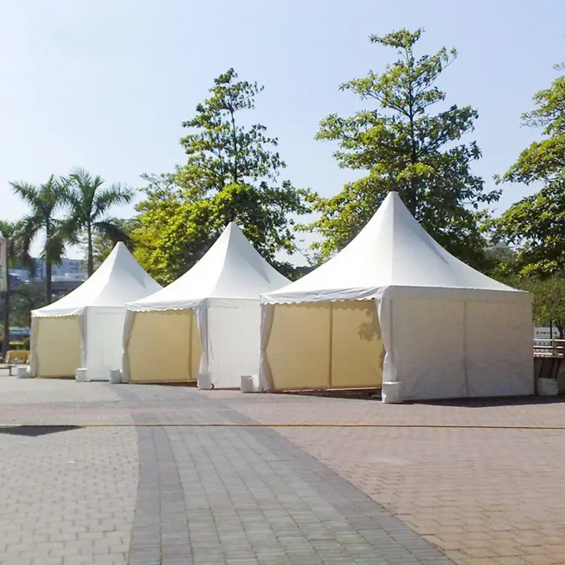 5X5 Outdoor Aluminum Alloy Peaked Tent Wedding Party Aluminum Alloy Tent Suitable For Outdoor Exhibitions