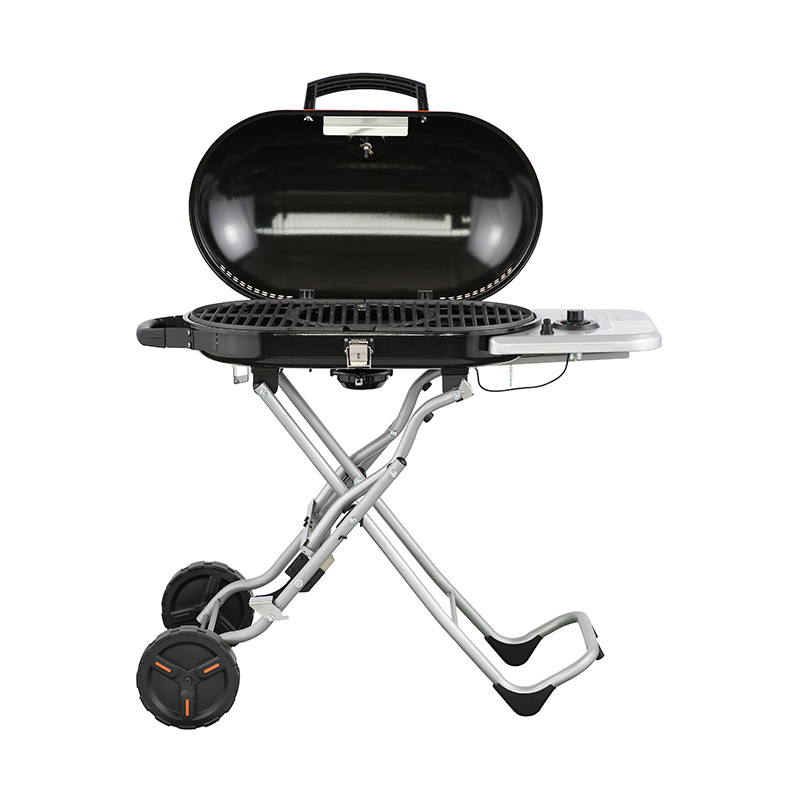 Stainless Steel Camping BBQ Grill Griddle Combo with Rotating Disk Lightweight and Easy to Clean Fugitive Barbecue