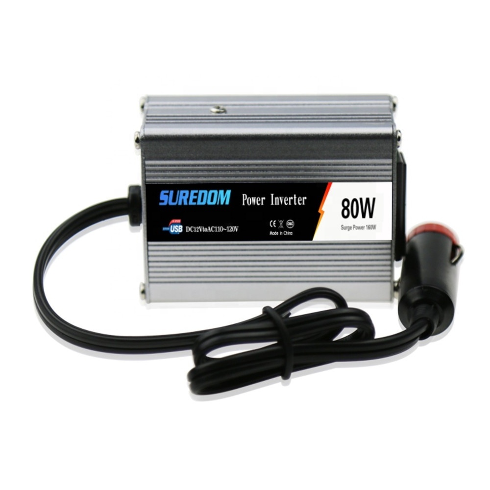 mini car battery power inverter converter  80w electrical inverter for  home use