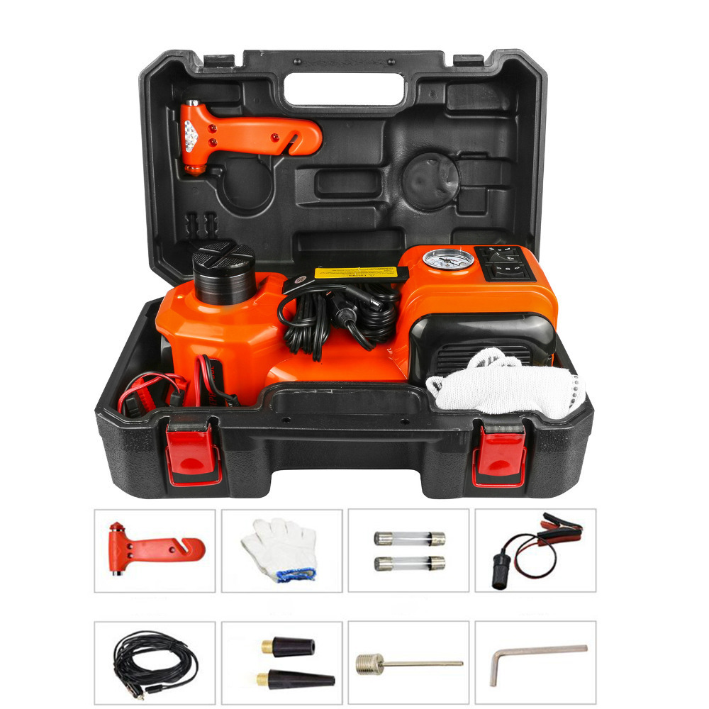 Portable DC 12V 180W 5T Electric hydraulic jack floor car jack lift