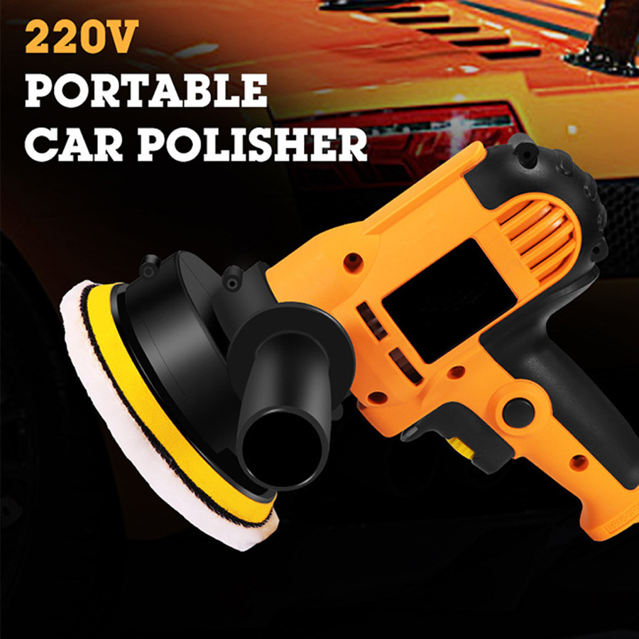 High Performance 110V-240V Car Wax Dual Action Car Polisher Glass Polishing