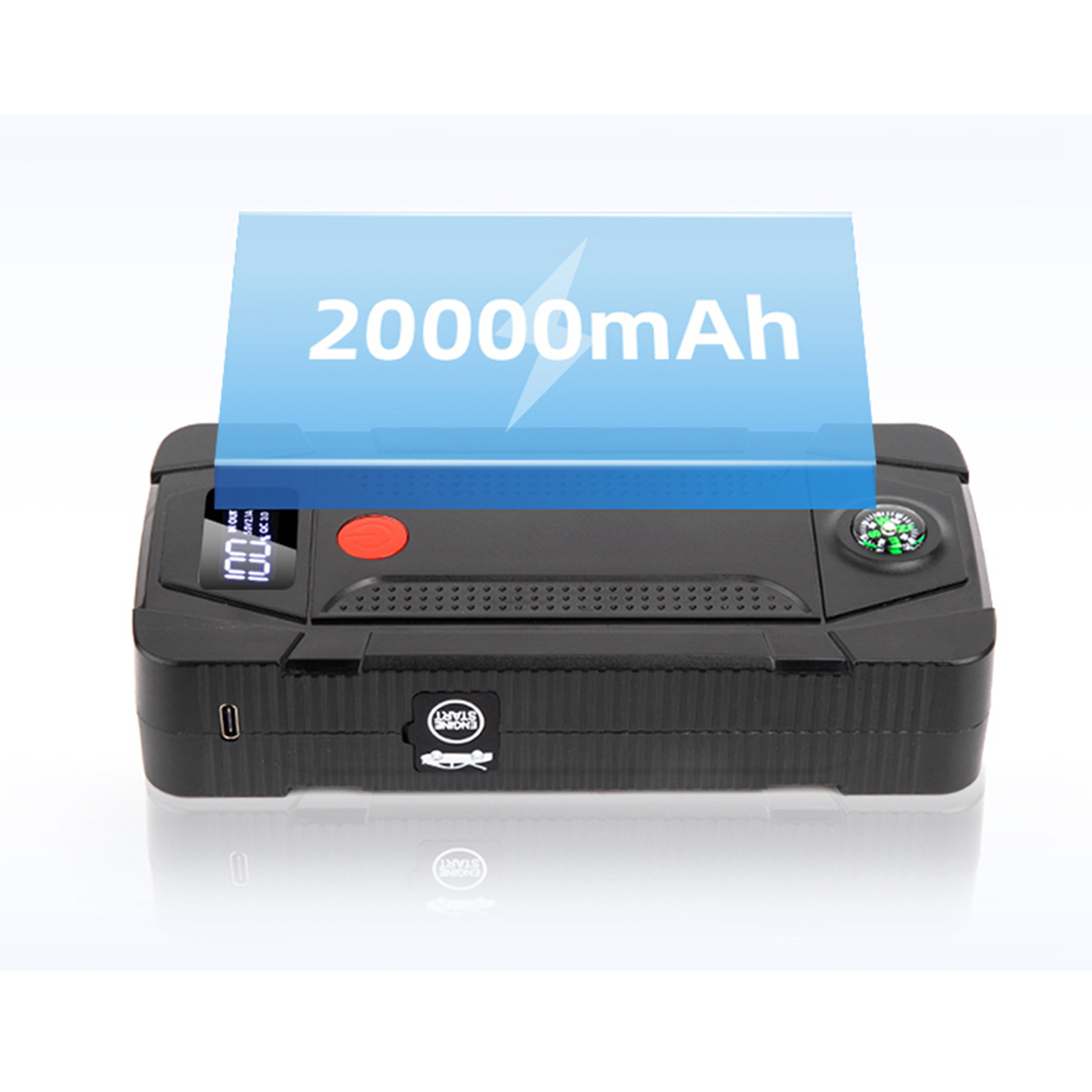 Car Jump Starter 20000mAh 500A Emergency Starter With USB Quick Charge Portable Power Bank 12V Battery Starting Device