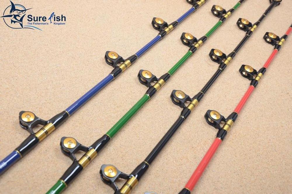 Wholesale solid glass blank tuna marlin trolling fishing rod