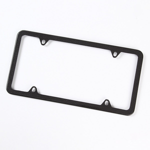 Exported Good Quality Customizable License Plate Frame Number Plate Frame Licenses Plate Cover