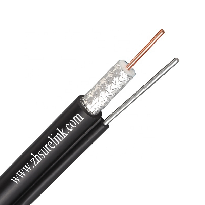 75ohm rg59 rg59+2c coaxial cable 305meter 1000ft rg59 with power copper or ccs conductor video audio cctv catv