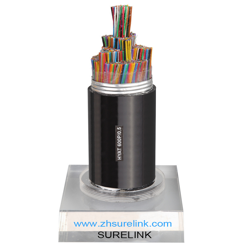 SURELINK underground cable 50 100 200 300 600 pair armoured ug telephone cable jelly filled aerial communication cable