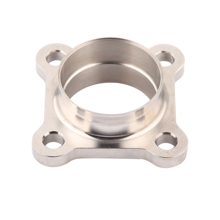 Fabrication services customized precision CNC aluminium cast forged pipe cover floor fittings stainless steel flange