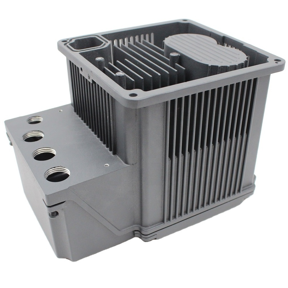 Cast manufacturer service painting zamak zinc magnesium A360 aluminium alloy radiator enclosure auto gravity die casting product