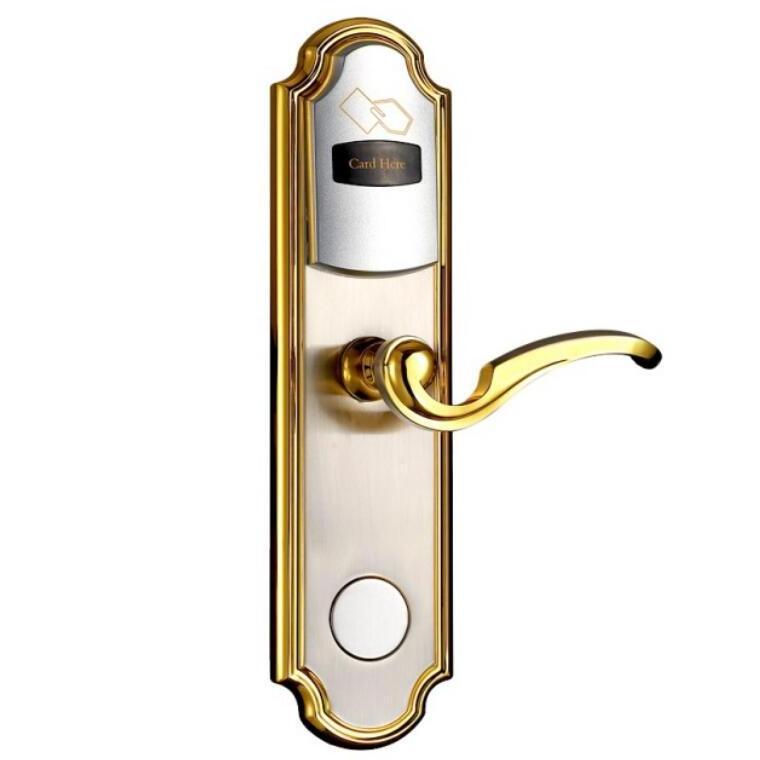 2022 The Zinc Alloy material French style RFID keyless hotel door lock