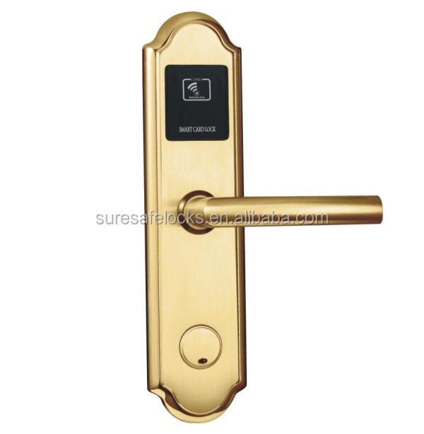 2022 The Zinc Alloy material French style RFID keyless hotel door lock