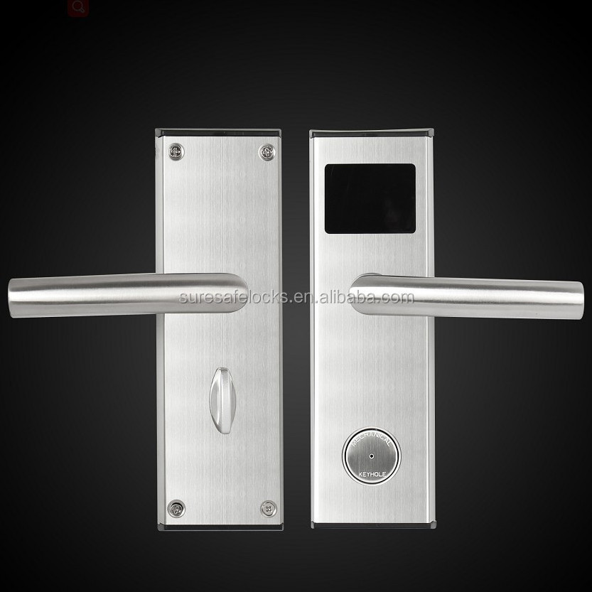 Top intelligent waterproof smart card biomeetric hotel door lock