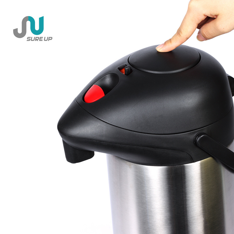 Pressure Jug Double Wall Stainless Steel Vacuum Airpot Termos Thermos Pump Pot Water Dispenser