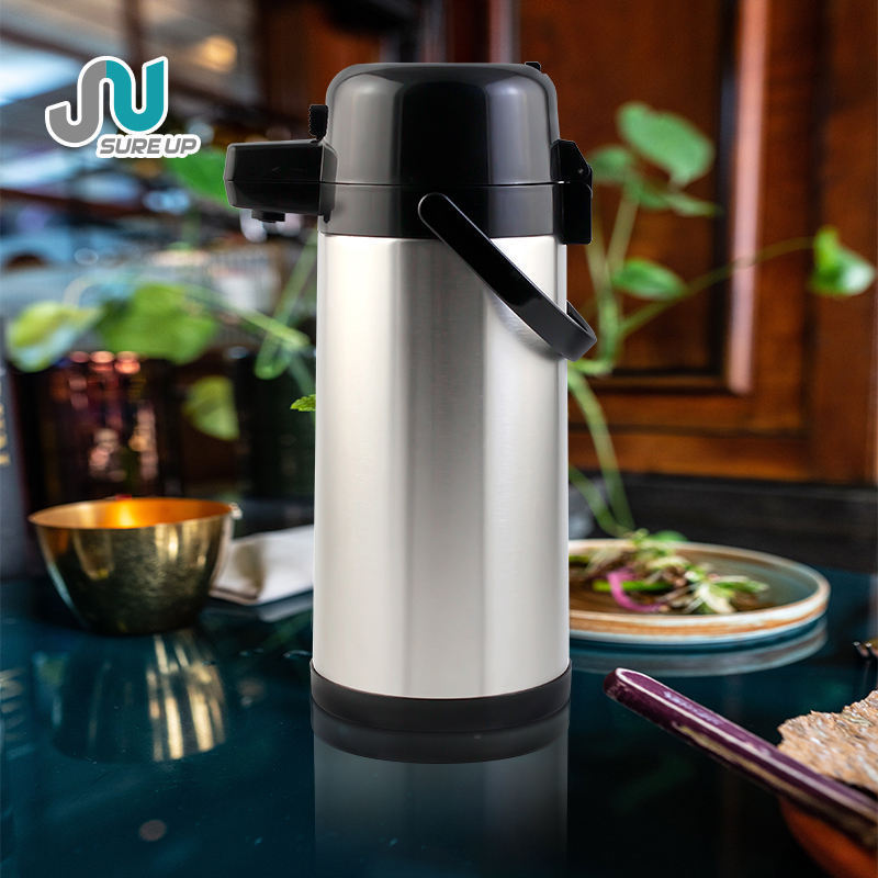 Thermal Vaccum Stainless Steel Water Jugs Insulated Thermo Coffee Airpot Dispenser