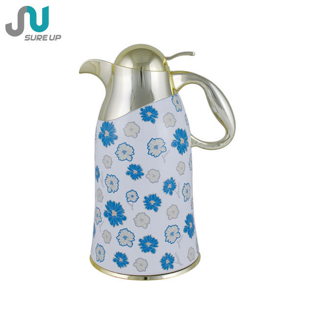 Sureup Customize Water Carafe Luxury Thermos Tea Bottle Dallah Arabic Coffee Pot Jug With Glass Liner Inside For Gift