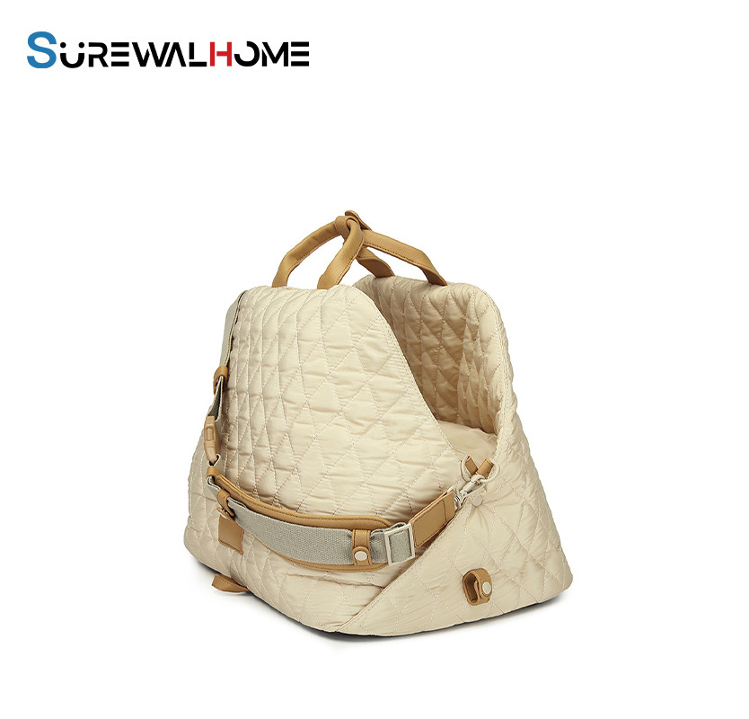 SUREWALHOME Pet Carry Bag Dog Travel Bag Puppy Sling Dog Carry Bag  Small Dog Reversible Carrier Hand Free Pet Carrier