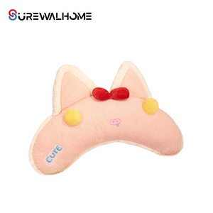 SUREWALHOME Animal Plush Body Pillow for Bed Sofa Furry Body Pillow Case Decorative Lumbar Support Pillow Cute Throw Cushion