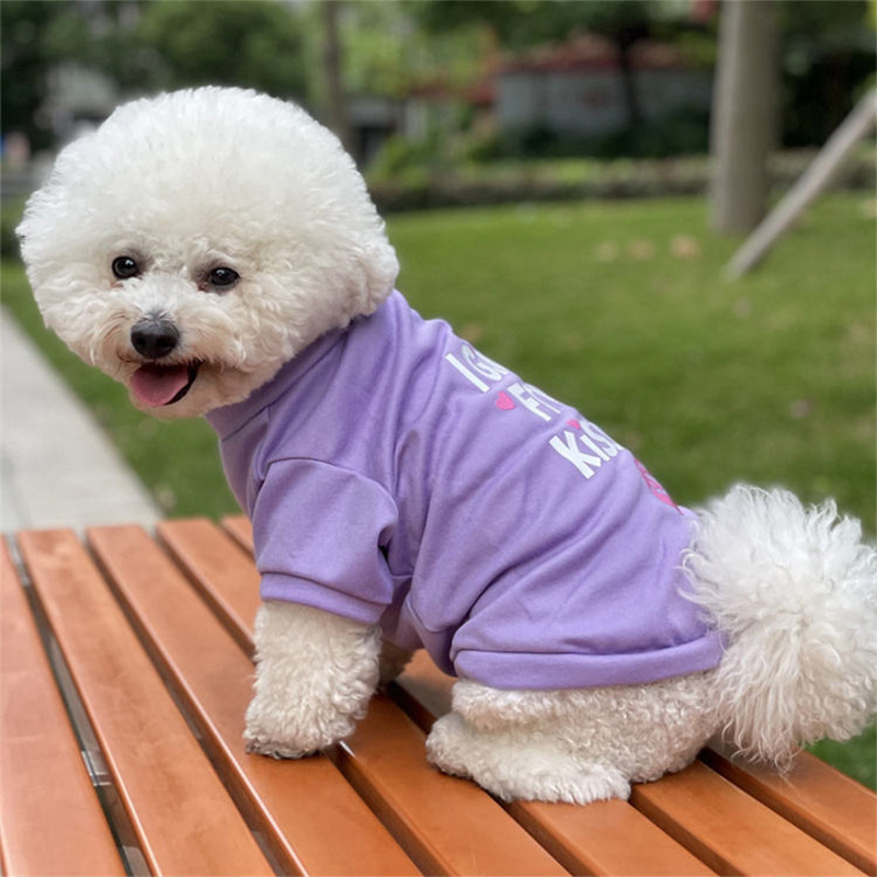 SUREWALHOME Printed Cute Small Pet Clothing Hot Selling Comfortable Dog Sweatshirt