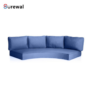 SUREWAL Outdoor Waterproof Foam Cushion Seat Pad Chaise Lounge Chair Pillow For furniture Floor seat Replacement