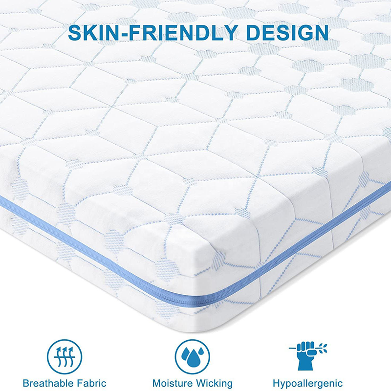 Surewal 2 Inch Memory Foam with Gel infused Cooling Mattress Topper Queen Size Soft Gel Memory Foam Mattress Pad