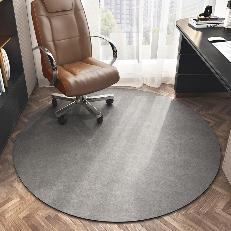 SUREWAL Office Chair Mat for Carpeted Hardwood Floor Gaming Chair Mats 39 Inch Round for Desk Carpets