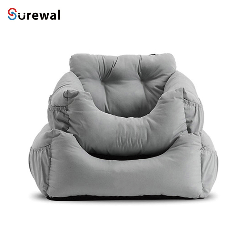 SUREWAL Dog car seat for Small Medium Large Dogs Cats Pet Travel Booster seat Dog Safety Car Seat