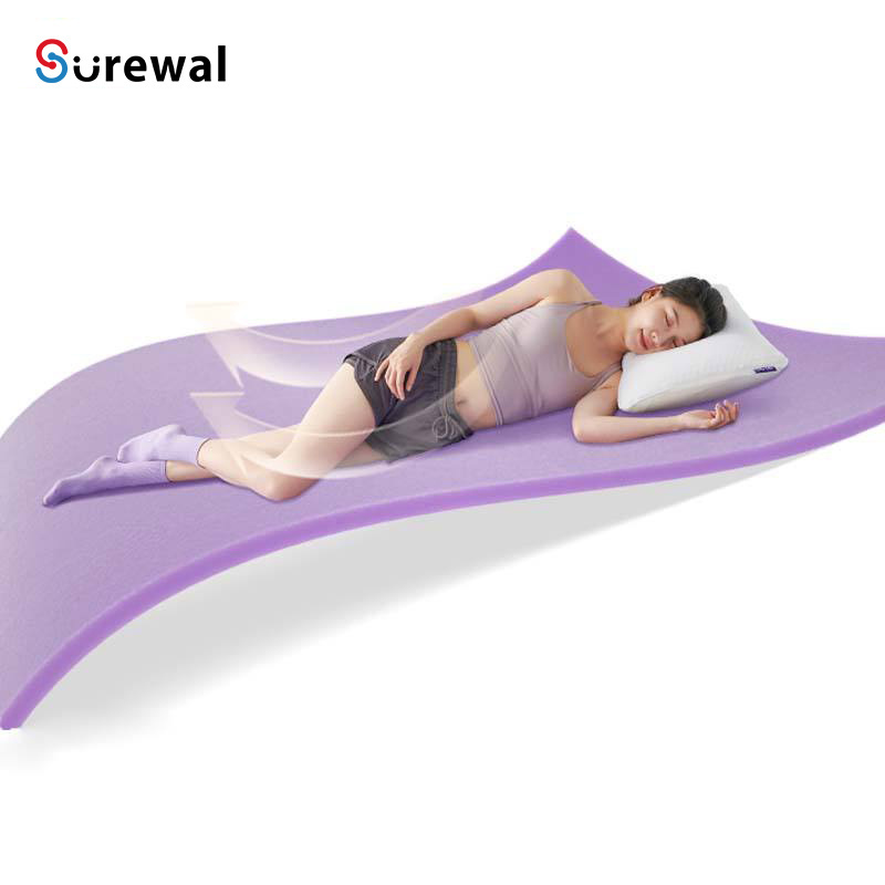 SUREWAL Inch Cooling Gel Infused Memory Foam with Silicone Gel TPE Mattress Topper Cool Comfort Topper for Bed