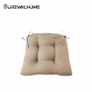 SUREWALHOME Waterproof Chair Pads with Ties Patio Seat Cushions Outdoor Seat Cushion Garden Sitting Pad Furniture Cushions