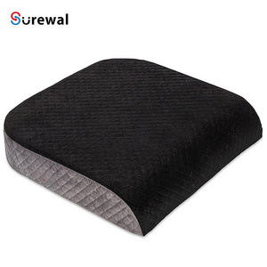 SUREWAL Extra Large Firm Seat Cushion Pad for Bariatric Overweight Users Firm Memory Foam Chair Support Pillow for Wheelchair