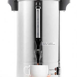 Commercial Customer Stainless Steel coffee percolator electric 220v Coffee catering Urn coffee maker for sale