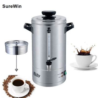 50-100 cups Stainless steel Commercial beverage dispenser coffee urn for commercial for sale