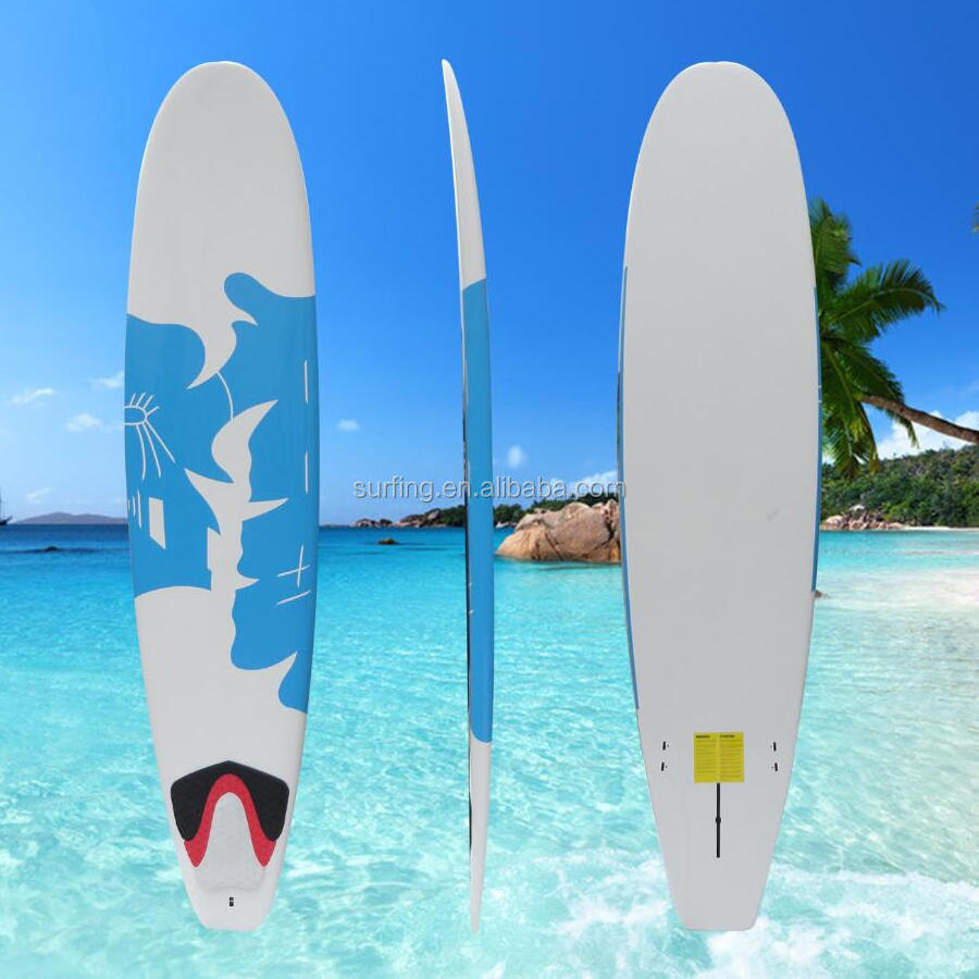 foam surfboard/paddle board/waveboard with fins