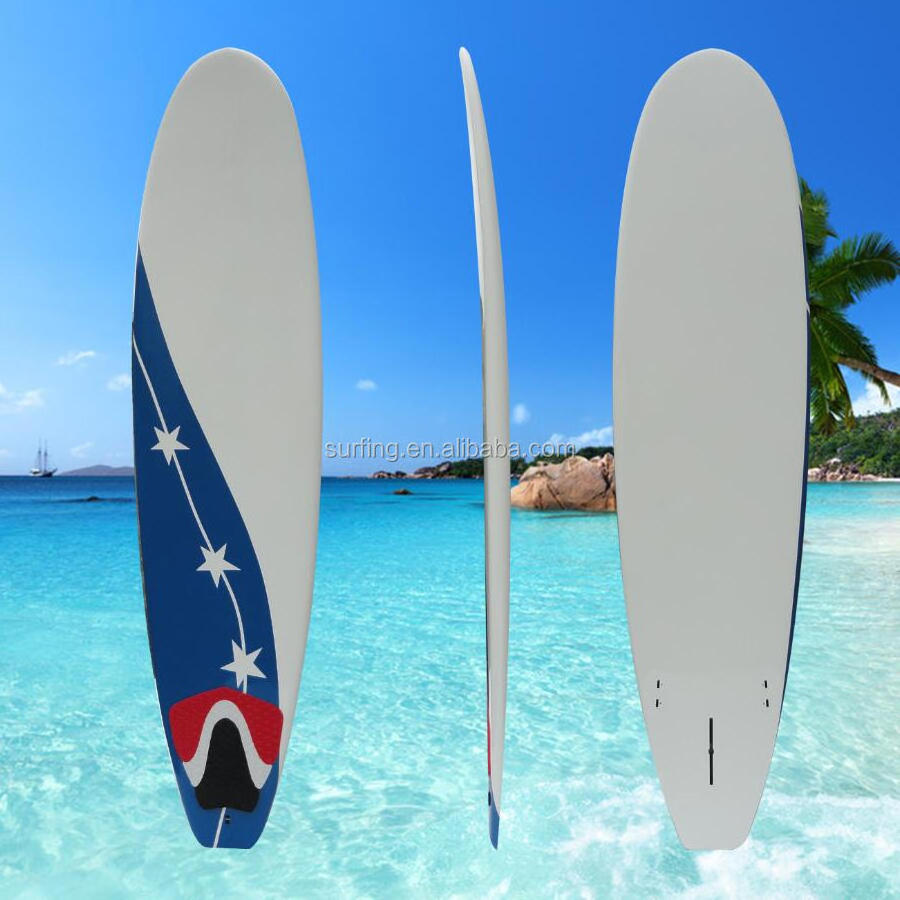 foam surfboard/paddle board/waveboard with fins