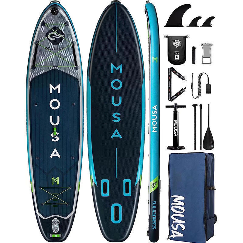 Hot Selling Durable 11ft pedal board air surfboard wood water sup surf supboard standup pvc fishing stand up paddle board