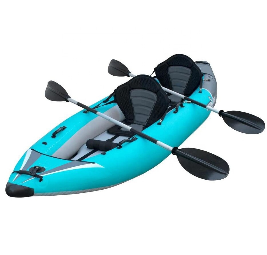 Surfking double person 385cm Drop Stitch Bateau Gonflable Inflatable Rowing Kayak Canoe Boats