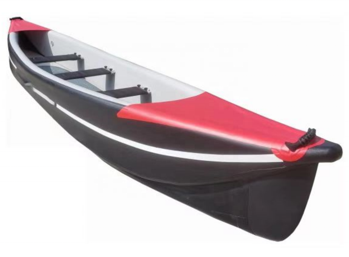 Surfking inflatable three person Drop Stitch Material folding canoe/kayak for sale