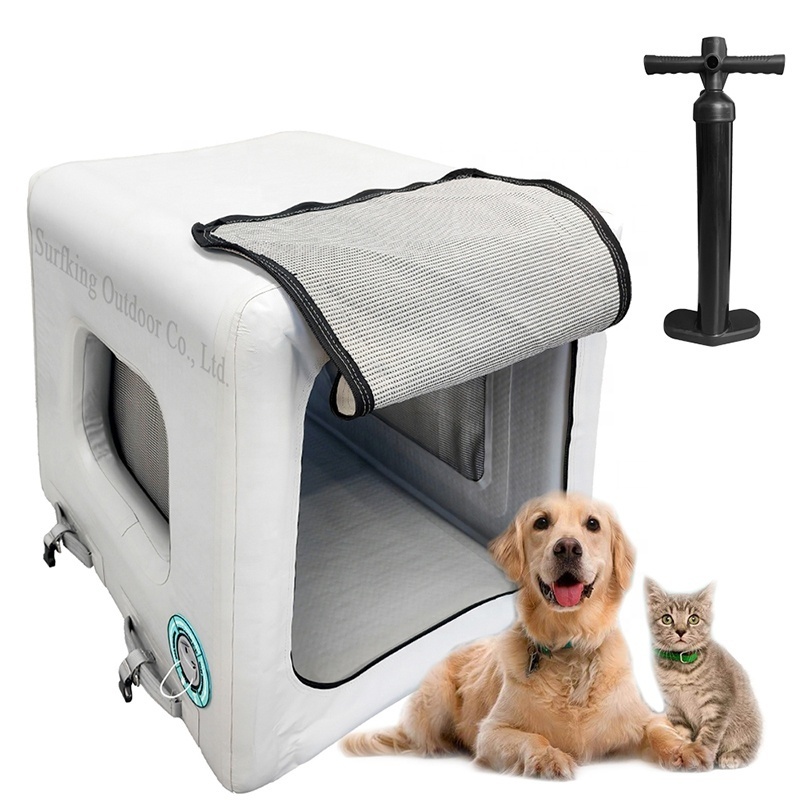 Surfking New Collapsible Dog Kennel Travel Dog Case Kennel Inflatable Dog Kennel For Outdoor And Travel Crate