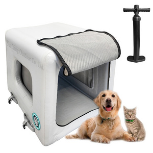 Surfking New Portable Dog Kennel Pet Cages Housesdog Kennel Inflatable Dog Kennel For Outdoor And Travel Crate