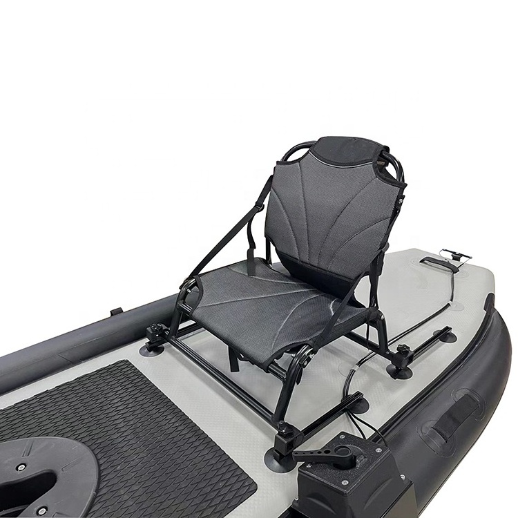 Hot sale Inflatable foot pedal Sit On Top Fishing Kayaks 1 Person Inflatable Kayak Pedal Kayak With Rudder