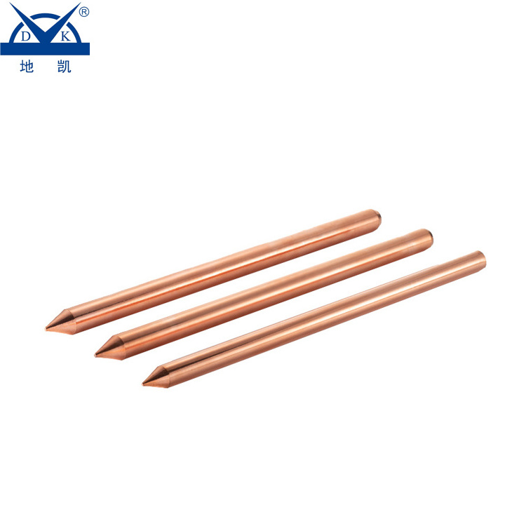 hot sales  Copper Bonded Earthing Rod Ground Rod Copper Clad Earth Rod