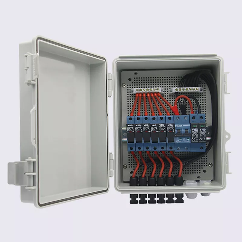 DK solar battery combiner box solar price solar combiner box 6 string combiner box for solar panel