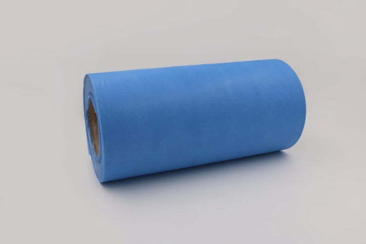 hot selling  weight 17gsm, width 204cm,color blue,6050m per roll. Hydrophilic Spunbond nonwoven