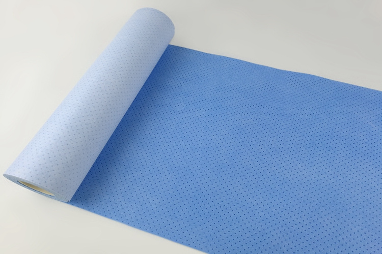 hot selling  weight 17gsm, width 204cm,color blue,6050m per roll. Hydrophilic Spunbond nonwoven