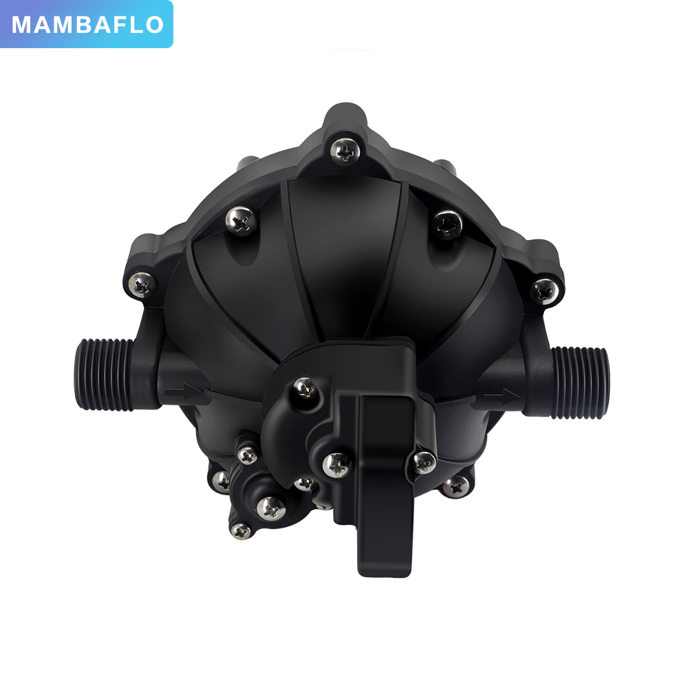 MAMBAFLO 51SERIES 12 Volt DC Diaphragm Water Pump self-priming  24.6LPM/6.5GPM  70PSI/4.8BAR High Pressure Diaphragm Water Pump