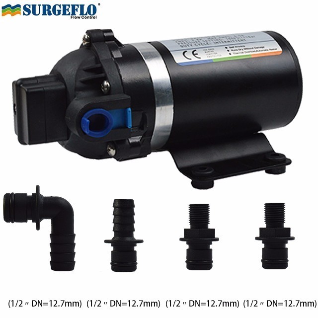 SURGEFLO DP-160 24V 12 volt dc electric motor hand car washer high pressure water injection pump