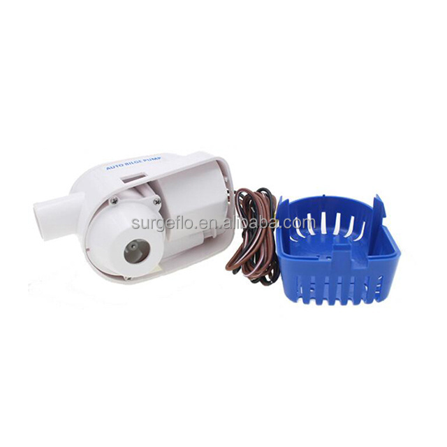 SURGEFLO 750GPH 12V dc electric automatic marine impeller bilge pump for boat plumbing submersible