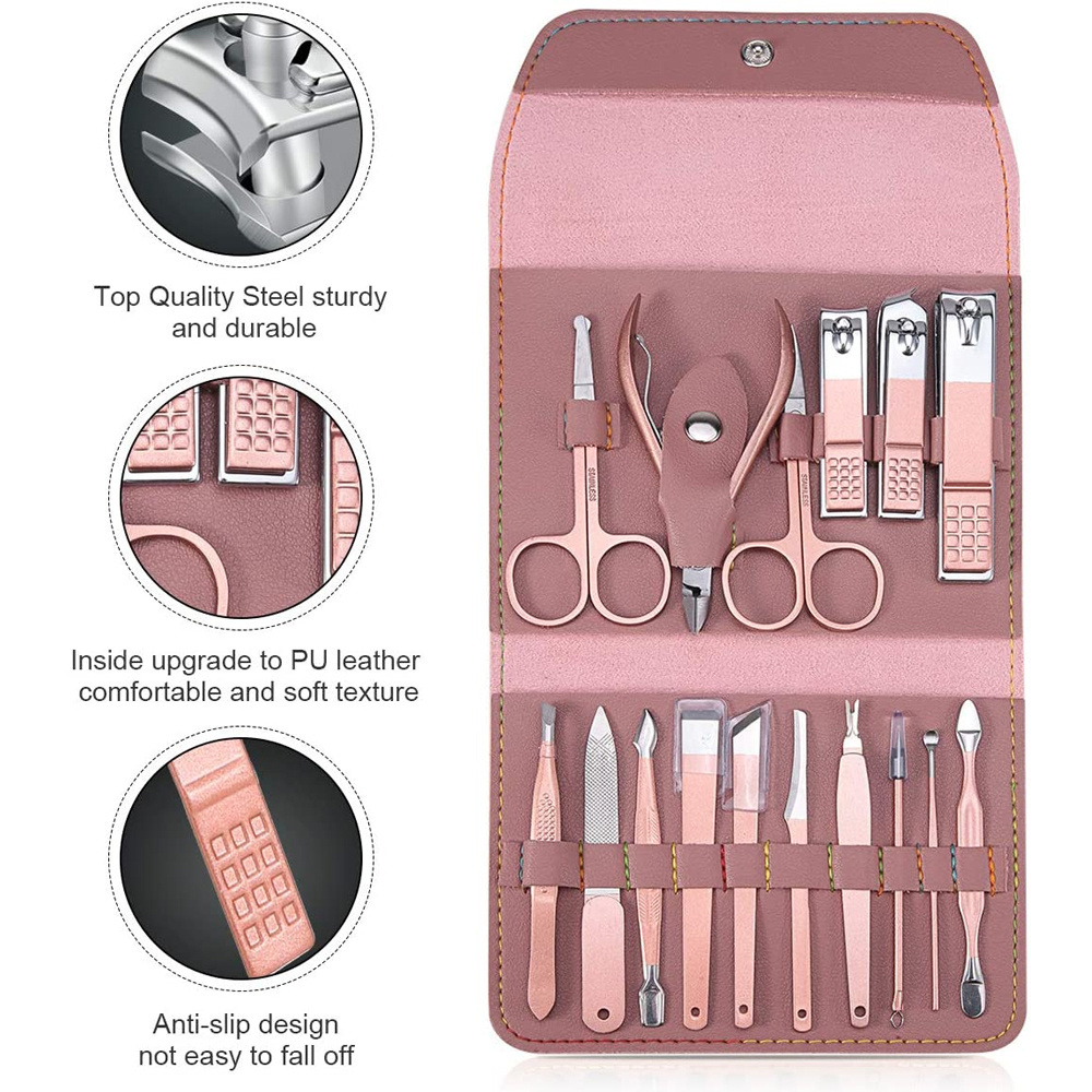 Customized Manicure Set Women Beauty Tools Professional Nail Clippers Kits Pedicure / Manicure Beauty Kits