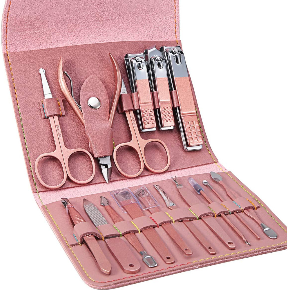 Customized Manicure Set Women Beauty Tools Professional Nail Clippers Kits Pedicure / Manicure Beauty Kits